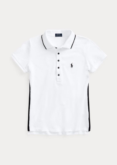 Women's Polo Ralph Lauren Beaded-Trim Polo Shirts | 012748WOY